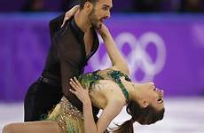 papadakis gabriella wardrobe malfunction skater olympics suffers nightmare pyeongchang embarrassing suffered