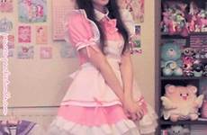 maid cosplay princess sissy kawaii lolita fashion cute japan peach peachie tumblr girls girly little anime small princesses brolita gif
