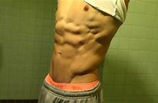 abs ripped lean pack flexing abdominals