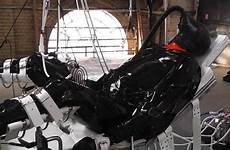 latex suit vacuum serious rubber special order trapped testing heavy