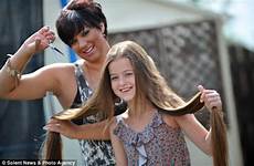 school aimee chase hair rapunzel haircut real old year cut her she life will long secondary now cousin hampshire youngster