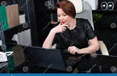 woman stylish laptop working phone office adult preview active