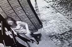 urinating pub caught outside hull woman cctv video who doorway wee mail daily aleisha yorkshire named shamed racking landlord views
