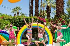 party pool birthday kids swimming parties rainbow summer theme happy decorations decoration studiodiy themes girls adults article teen balloons luau