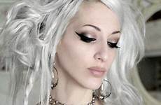 lambert kate kato goth steampunk white makeup hairstyles hair steam girl save couture saved etsy
