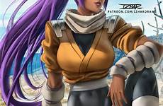 yoruichi bleach izhar draws