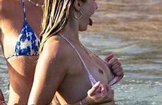 flashing beach tits nude her josie canseco celebs
