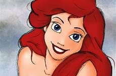 ariel mermaid little draw disney drawings drawing girl cartoon deviantart cartoons sketch cliparts wiki princess link emo source white sirenita