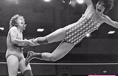 vintage wrestling women female past ring fighting everyday