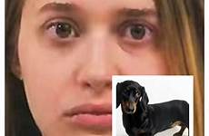 sex woman having dog arrested her marie she hannah herself filmed dachshund year sharing after friend police who haines georgia
