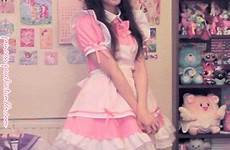 maid sissy crossdresser peachie japoneses girly school brolita kei harajuku