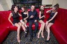 surrounded women man wanting lovelace hot men stock attractive