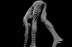 nude zebra woman dja body contemporary print bending down long revisit later favorites add
