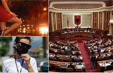 albanian mps ministers euros prostitutes parliament