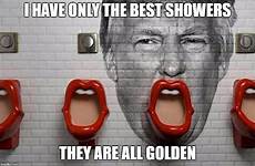 shower golden meme imgflip showers made font only they