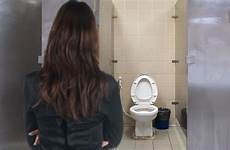 toilet restrooms trans babylonbee frustrated leaving 5k