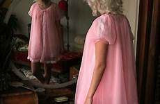 elaine babydoll nighties boys dollhouse petticoated peignoir bettie pinup nightgown 60s nightie fredericks