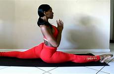 yoga splits split beautyandthebeatblog stretches