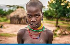 african village young woman portrait her ethiopia africa preview poverty