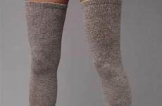 thigh wool woolen yak stocking