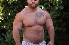 muscle bear men hairy tumblr big beefy butch guys rugged bears man daddy muscular hot chest stratford sexy love beards