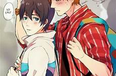 anime gay cute couples makoharu yaoi club lgbt choose board tokyo emo