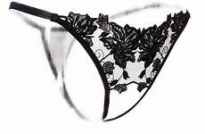thongs crotchless lace through panties women crotch underwear open hollow solid lady string