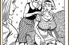 xxx housewives erotic lesbian cartoon comics cartoons vintage housewife naked sex retro spanking classic hot drawn sizzlin secretary sisters comic
