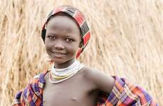 girl young karo tribes ethiopia omo photoscope valley smiled shyly while me breastfeeding