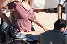 topless marion wheelchair cotillard scene potpourri parked earlier sand seen actress getting character into