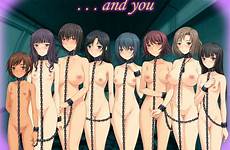 slave nude girls chains multiple bondage leash gelbooru lineup collar pussy hentai anime xxx coffle happy subs sub bdsm nipples
