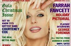 playboy 1995 covers december farrah fawcett celebrities celebrity usa famous cover hustler women magazine celebs magazines appearing naked unexpected posed