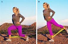 lunge glute reverse pulse exercist feet
