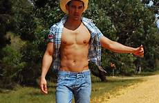 gay jeans wet cowboy bulge bulges hot hunk men bentley troy race