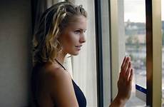 iveta met window wallpaper blonde look morning drapes gaze shoulder smile hand nudespuri click here