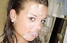 cum face beautiful her sticky chick every