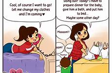 mom comic motherhood her problems illustrates everyday being