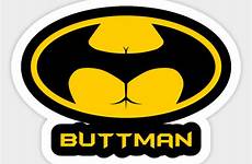 buttman sticker teepublic batman