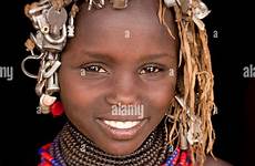 omo ethiopia valley girl alamy africa stock daasanach tribe little