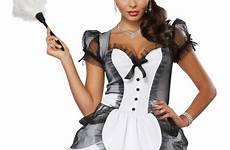 maid french costume sexy naughty luxe adult costumes uniform service size large only available deluxe