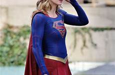 melissa benoist supergirl vancouver cosplay set nude kryptonite filming sexy rally support cw shows oscars celebmafia muscles ahead trump anti