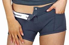 foxers tomboy boxer charcoal brief logo back