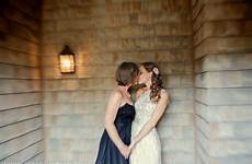 wedding lesbian two kissing wives bicycle bride newlyweds photography sara ryan lauren peg couples saved