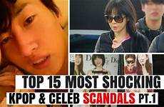 korean kpop celebrity scandals shocking hot