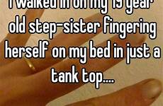 sister walked fingering herself year old step bed