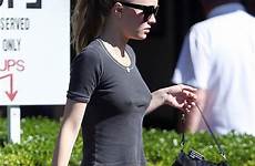 lily rose depp braless wearing shoes shirt red studio city lunch hawtcelebs gotceleb