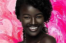 dark skin model khoudia diop women very beauty beautiful skinned melanin essence lady goddess