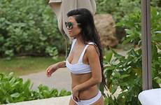 kardashian kourtney bikini hawaii vacation sexy white pool while aznude hawtcelebs recommended stories thefappening
