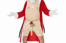santa penis costume naked dick sexy mistletoe his horror hand claus weihnachtsmann nackter am dicks costumes wife mit