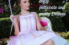 petticoat girly petticoated petticoats louiselonging pettycoat petti frilly feminization robe jupon fem kleider veronica